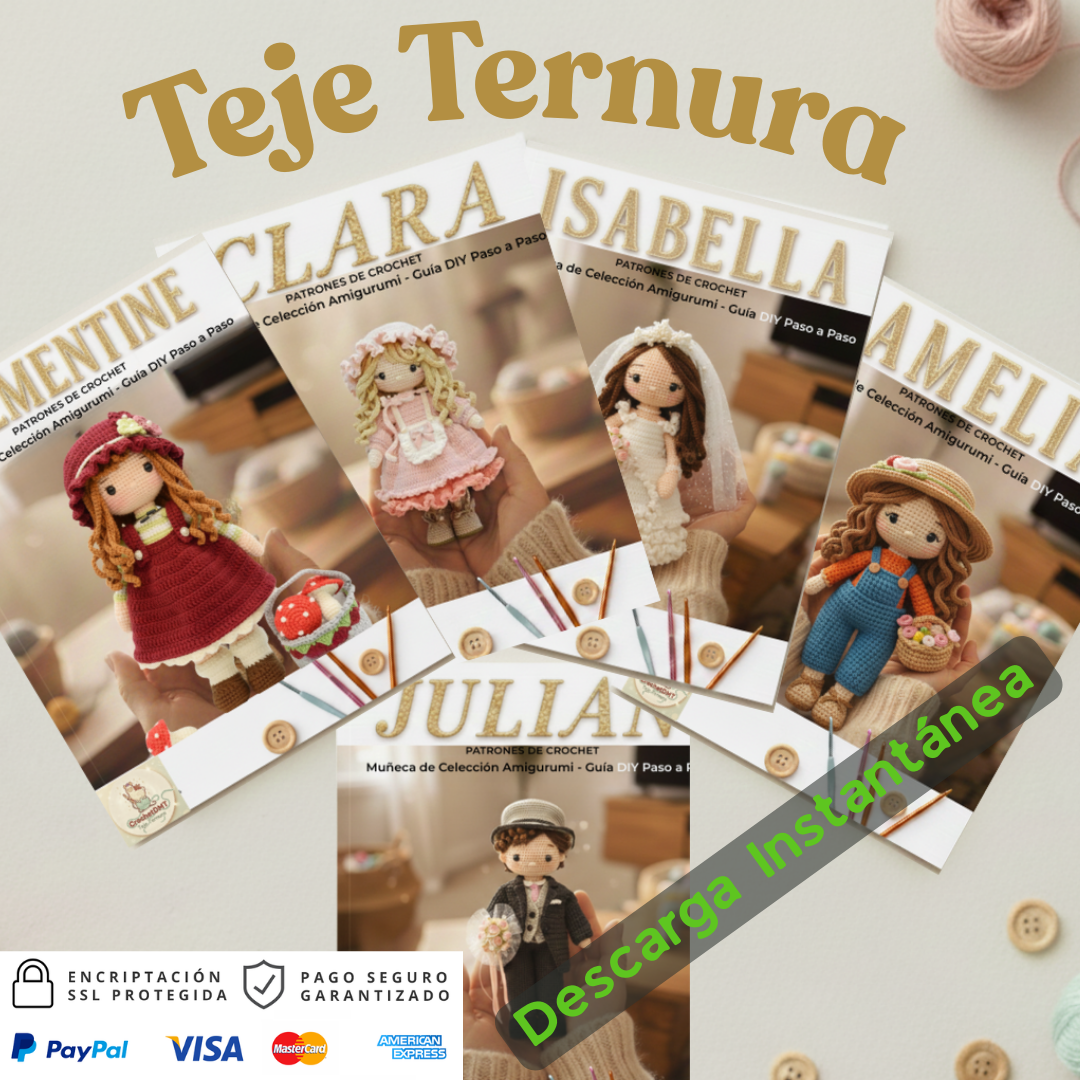 🌸 Muñecas de Colección Premium a Crochet